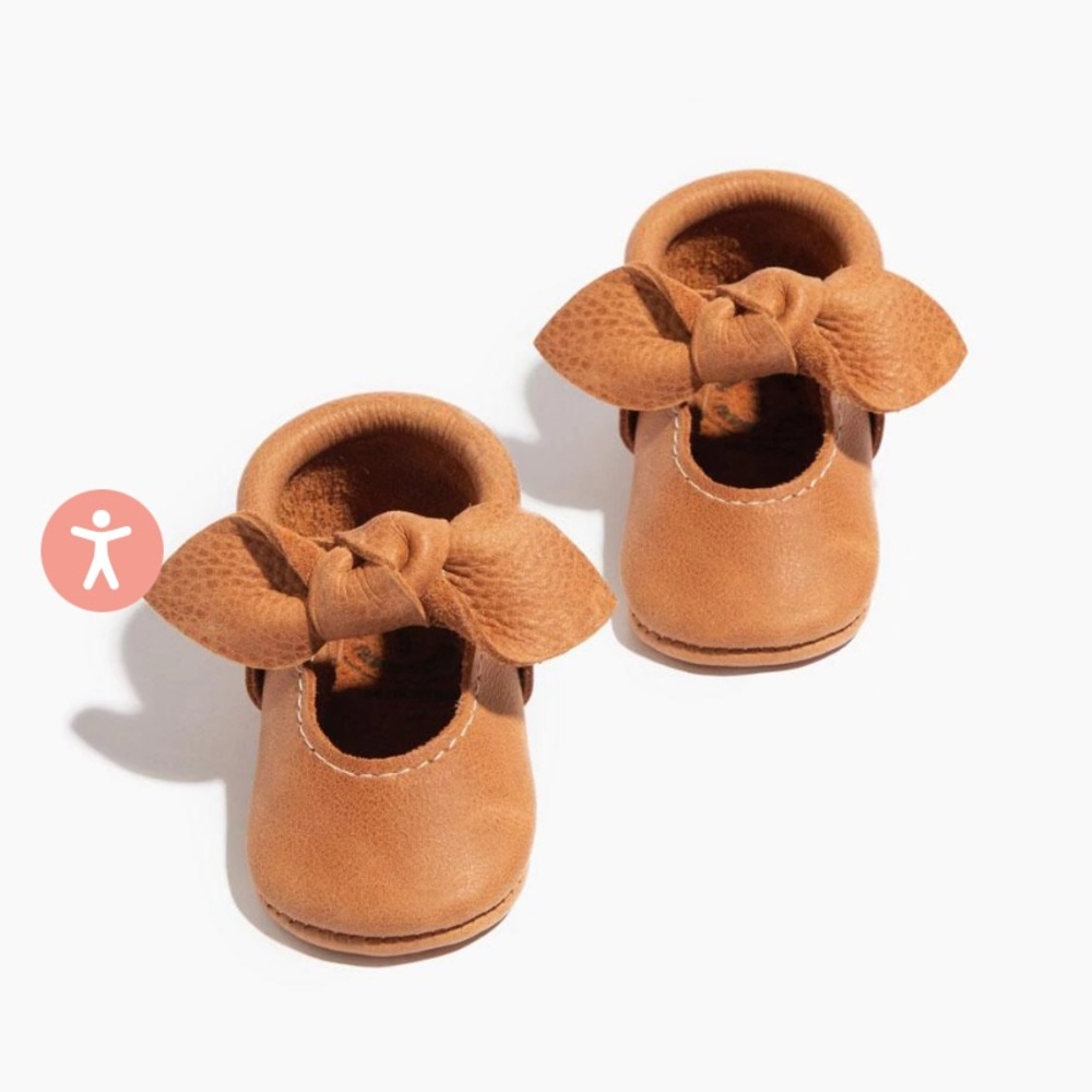 Freshly Picked Zion Knotted Bow Moccs - Size 3